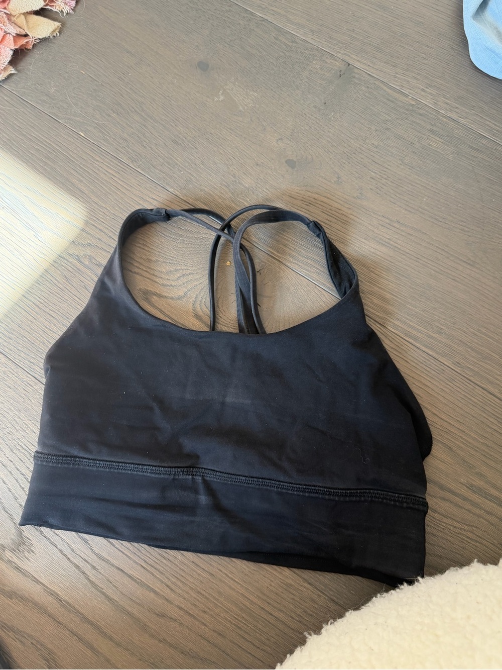 lululemon athletica Black Strappy Sports Bra